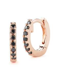 Dana Rebecca Designs серьги-кольца из розового золота с бриллиантами