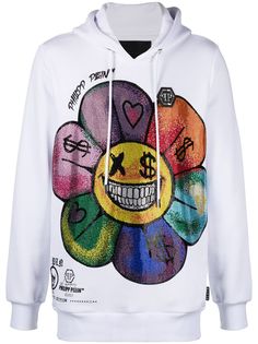 Philipp Plein худи с кристаллами
