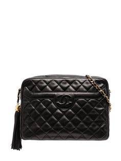 Chanel Pre-Owned каркасная сумка 1992-го года с кисточкой