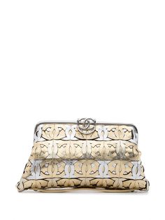 Chanel Pre-Owned клатч с логотипом CC