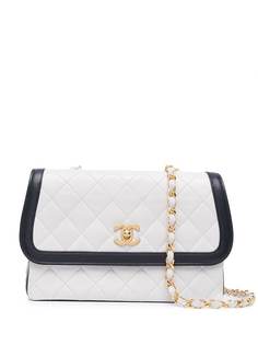 Chanel Pre-Owned стеганая сумка на плечо 1990-х годов