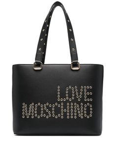 Love Moschino сумка-тоут с заклепками и логотипом