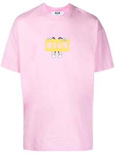 MSGM футболка с логотипом
