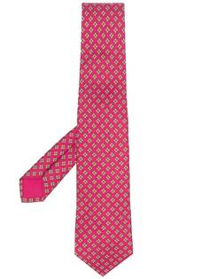 Hermès галстук 2000-х годов с геометричным принтом