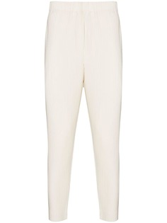 Homme Plissé Issey Miyake зауженные брюки с плиссировкой