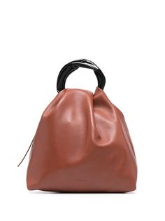 Jil Sander сумка-тоут с тисненым логотипом