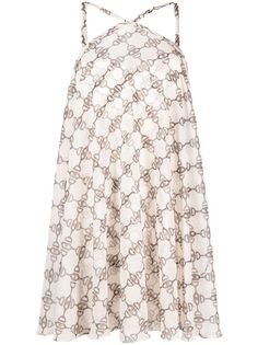 Elisabetta Franchi платье мини с вырезом халтер