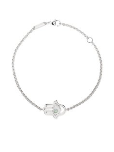 Chopard браслет Good Luck Charms из белого золота с бриллиантами