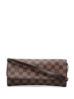 Louis Vuitton сумка через плечо Damier Ebéne Pochette Twin GM 2003-го года