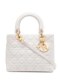 Christian Dior сумка Cannage Lady Dior pre-owned