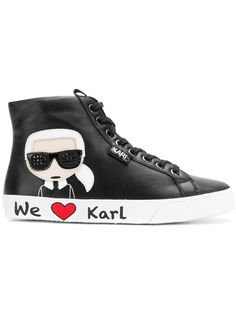 Karl Lagerfeld высокие кеды Karl