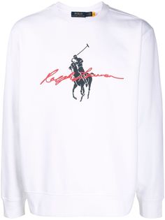 Polo Ralph Lauren флисовая толстовка с принтом Big Pony