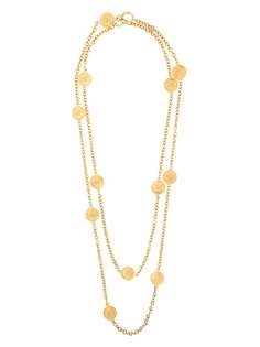 Chanel Pre-Owned цепочка на шею с логотипом CC