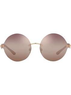 Dolce & Gabbana Eyewear солнцезащитные очки DG Pin в круглой оправе