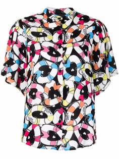 Love Moschino рубашка с логотипом