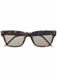 Thom Browne Eyewear солнцезащитные очки с полосками RWB