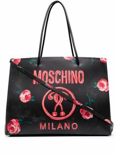 Moschino сумка-тоут с логотипом
