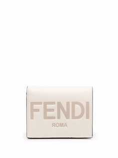 Fendi кошелек с тисненым логотипом