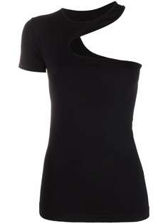 Helmut Lang топ с вырезами