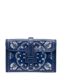 Hermès клатч Jige pre-owned с принтом