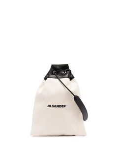 Jil Sander сумка-тоут с контрастной ручкой