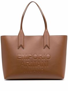 Ea7 Emporio Armani сумка-тоут с тисненым логотипом