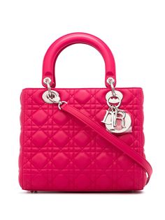 Christian Dior мини-сумка Lady Dior Cannage pre-owned
