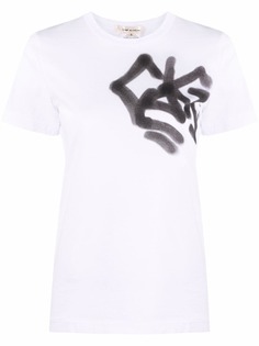 Comme Des Garçons футболка с принтом граффити