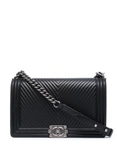 Chanel Pre-Owned сумка на плечо Boy medium 2015-го года