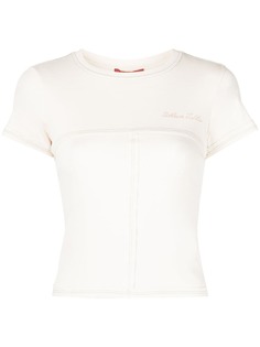 Eckhaus Latta футболка с вышивкой
