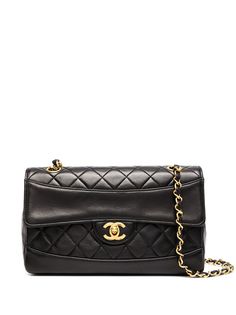 Chanel Pre-Owned стеганая сумка на плечо 1990-х годов с логотипом CC