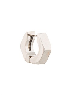 Off-White серьга-кольцо Hexnut с логотипом