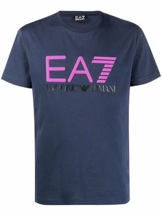 Ea7 Emporio Armani футболка с логотипом