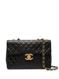 Chanel Pre-Owned сумка на плечо Jumbo Classic Flap 1992-го года