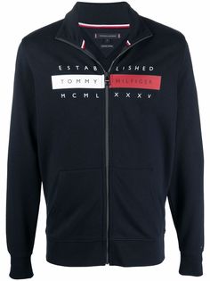 Tommy Hilfiger куртка на молнии с логотипом