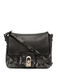 LANVIN Pre-Owned сумка через плечо со змеиным принтом