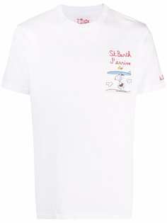 Mc2 Saint Barth футболка Snoopy с вышивкой