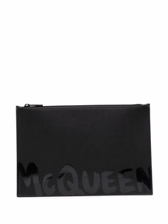 Alexander McQueen клатч с логотипом