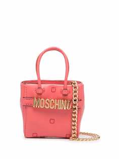 Moschino сумка-тоут размера мини с логотипом