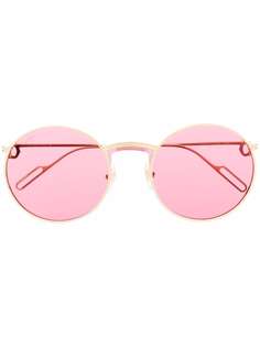 Cartier Eyewear солнцезащитные очки C de Cartier в круглой оправе
