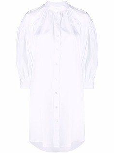 Alexander McQueen поплиновое платье мини