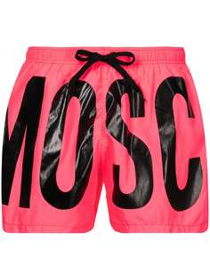 Moschino плавки-шорты с логотипом