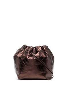 Jil Sander сумка на плечо с эффектом металлик
