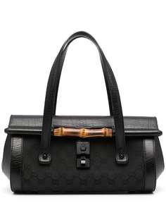 Gucci Pre-Owned сумка Bamboo Line с узором GG