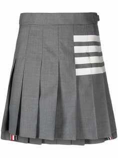 Thom Browne плиссированная юбка с полосками 4-Bar