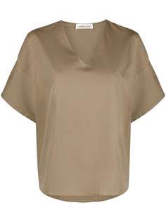 Lamberto Losani расклешенная блузка с V-образным вырезом