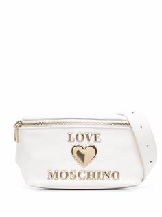 Love Moschino поясная сумка с логотипом