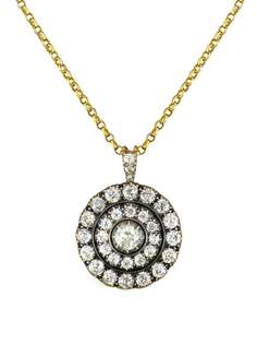Pragnell Vintage колье Victorian из желтого золота с бриллиантами