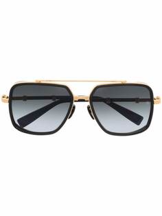 Balmain Eyewear солнцезащитные очки в квадратной оправе