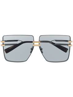 Balmain Eyewear солнцезащитные очки в квадратной оправе